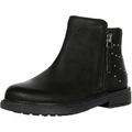 Geox Girl J Eclair Chelsea Boot, Black, 35