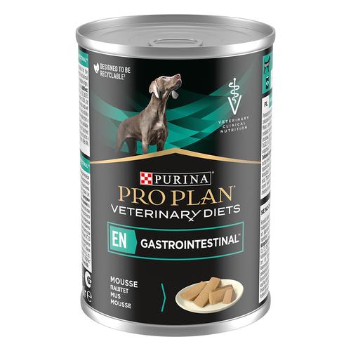 3x 400g PURINA PRO PLAN Veterinary Diets Canine Mousse EN Gastro Hundenassfutter