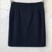 Gucci Skirts | Gucci Authentic Vintage Straight Navy Wool Skirt | Color: Blue | Size: 12