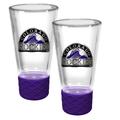 Colorado Rockies 2-Pack 4oz. Cheer Shot Set with Silicone Grip