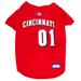 MLB National League Central Jersey for Dogs, XX-Large, Cincinnati Reds, Multi-Color