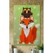 Zoomie Kids Presley 'Owl on Fox' Painting Print Canvas Art Canvas, Solid Wood in Brown/Green/Orange | 30 H x 20 W x 1.5 D in | Wayfair