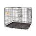 Tucker Murphy Pet™ Rideout Pet Crate Metal in Black | 19 H x 17 W x 24 D in | Wayfair C0C83BA6BD354AA5B94C1D3B78488113