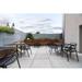 Vondom Delta Stacking Patio Dining Armchair Plastic/Resin in Black, Size 31.5 H x 19.75 W x 23.25 D in | Wayfair 66026-BLACK