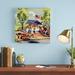 Charlton Home® 'Farmers Market' Painting Print on Wrapped Canvas in Brown/Green | 18 H x 18 W in | Wayfair D862FB35D4F5426AA980E7E873399873