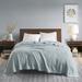 Madison Park King Blanket in Light Blue - Olliix MP51N-6189