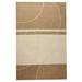 White 84 x 60 x 0.5 in Indoor Area Rug - Orren Ellis Conrado Abstract Handmade Tufted Wool Beige Area Rug Wool | 84 H x 60 W x 0.5 D in | Wayfair