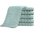 Gracie Oaks Fralick 6 Piece Turkish Cotton Washcloth Set 13" x 13" Turkish Cotton in Green/Blue | Wayfair 1E984DE909754B418918435436F284A7