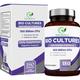 Bio Cultures Complex Probiotics 100 Billion CFU with Prebiotics, 180 Capsules with Lactobacillus & Saccharomyces Boulardii Probiotic - 6 Month Supply, Probiotics for Women, Probiotics for Gut Health