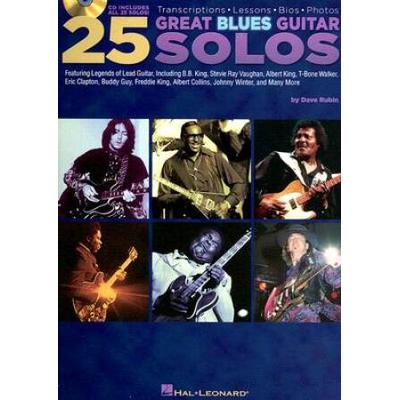25 Great Blues Guitar Solos [With Cd]