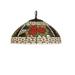 Astoria Grand Mattis 1 - Light Unique/Statement Dome Pendant in Brown/Green/Red | 18 W x 18 D in | Wayfair 8E91A3D7D199442682DE785BF9C1E32D