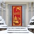 The Holiday Aisle® Happy Chinese New Year Garage Door Mural Plastic in Red | 80 H x 36 W x 0.5 D in | Wayfair D389018D35FF4C7A95BFE120295FD843