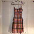 J. Crew Dresses | J. Crew Plaid Summer Dress | Color: Red | Size: 8