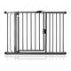 Bettacare Auto Close Stair Gate, 118.2cm - 125.2cm, Slate Grey, Pressure Fit Safety Gate, Baby Gate, Safety Barrier for Doors Hallways and Spaces, Easy Installation