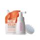 Hairstory New Wash (DEEP) KIT - Hair Cleanser 8oz + Hair Powder 1.35oz + Scalp Brush for Cleansing and Conditioning