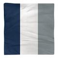 East Urban Home Football Team Stripes Dallas 10" Cotton Napkin Cotton in Gray/Blue/White | 10 W x 10 D in | Wayfair