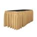 Ebern Designs Fithian Table Skirt Polyester in Brown | 29 D in | Wayfair 7891EAD62CCD49FABCCD7F23CB21AF9E