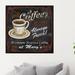 Winston Porter Coffee Café II Personalized Wall Decal Canvas/Fabric in Black | 20 H x 20 W in | Wayfair 2CAFF0A641ED42CEBF914C82726C32C3