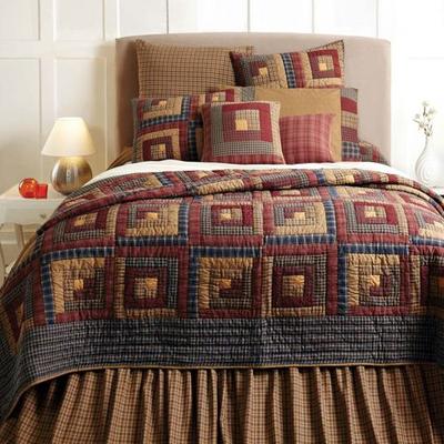 Millsboro Patchwork Quilt Multi Warm, Super King, Multi Warm