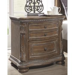 Signature Design Charmond Two Drawer Night Stand - Ashley Furniture B803-92