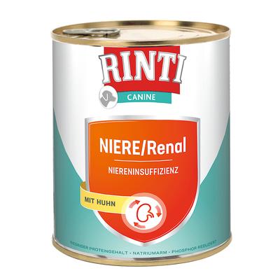 24x800g Canine Niere/Renal mit Huhn RINTI Hundefutter