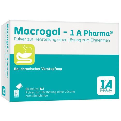 Macrogol-1A Pharma Plv.z.Her.e.Lsg.z.Einnehmen 50 St Pulver zur Herstellung einer Lösung zum Einnehmen