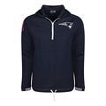 New Era NFL NEW ENGLAND PATRIOTS Engineered Half Zip Hoodie Pullover, Größe:M