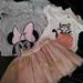 Disney Shirts & Tops | Baby Girl Clothes | Color: Gray/White | Size: 12-18mb