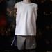 Nike Bottoms | 4t Boys Summer Outfit Tank Top & Shorts | Color: Gray/White | Size: 4tb