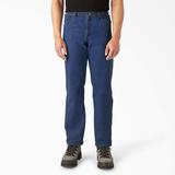 Dickies Men's Regular Fit Jeans - Stonewashed Indigo Blue Size 36 X 32 (9393)