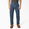 Dickies Men's Relaxed Fit Carpenter Jeans - Heritage Tinted Khaki Size 33 30 (19294)