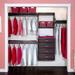 John Louis Home Solid Wood Reach-In Simplicity Closet System w/ 4-Drawers Solid Wood in Brown | 12 D in | Wayfair JLH-444