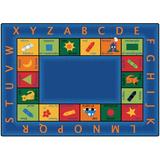 70 x 0.31 in Rug - Carpets for Kids Premium Collection Tufted Blue/Red Area Rug | 70 W x 0.31 D in | Wayfair 9500