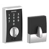 Schlage Touch Keyless Touchscreen Deadbolt w/ Century Trim Zinc in Gray | 9.31 H x 5.13 W x 4.63 D in | Wayfair BE375CEN625