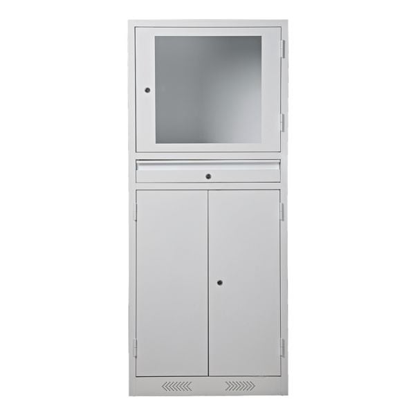 Gürkan PC-Schrank weiß, 68x170x60 cm