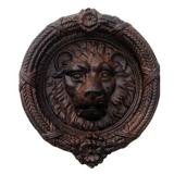 Treasure Gurus Cast Iron Lion's Head Door Knocker in Brown | 11.5 H x 10.25 W x 2.25 D in | Wayfair DK-LION