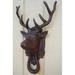 Treasure Gurus Cast Iron Deer Head Door Knocker in Brown | 12 H x 8 W x 3.5 D in | Wayfair DK-DEER