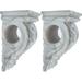 Charlton Home® Cagney Curtain Drapery Sconce in White | 5.75 H x 3.375 W x 2.75 D in | Wayfair 164AC3811ED1433A90EC74AC6E2DDAAF