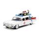 Jada Toys Ghostbuster ECTO-1, Modellauto, Spielzeugauto aus Die-cast, öffnende Türen, Kofferraum & Motorhaube, Maßstab 1:24, weiß