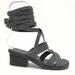 Free People Shoes | Free People Memory Lane Gladiator Sandals | Color: Black/Gray | Size: Us 6