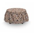 East Urban Home Insect Butterfly Sketch Ottoman Slipcover Polyester in Pink | 16 H x 38 W x 0.1 D in | Wayfair D5C35678C98C4AF6BE6F83F57E56F8C4