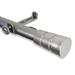 George Oliver Mohn Single Curtain Rod Plastic/Metal in Gray | 1.25 H x 2.875 D in | Wayfair DB78BADEA53F48A893E84E9CB8B374EB