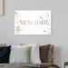 House of Hampton® 'Hashtag New York' Textual Art on Canvas Canvas, Wood in Pink | 16 H x 24 W x 1.5 D in | Wayfair AC8ACEDFC9BE43D4BF8A3103E4C24710