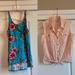 Urban Outfitters Tops | *Donating 5/18* Vacation Tank Bundle! | Color: Blue/Pink | Size: L