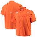 Men's Columbia Orange Clemson Tigers Big & Tall Collegiate Tamiami Button-Down Shirt