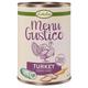 6x400g Turkey, Sweet Potato, Courgette, Carrot Menu Gustico Lukullus Wet Dog Food