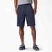 Dickies Men's Flex Cooling Regular Fit Utility Shorts, 11" - Ink Navy Size 36 (SR601)