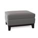Lark Manor™ Giacinto Rectangle Cocktail Ottoman Scratch/Tear Resistant/Stain Resistant, in Black/Blue/Brown | 18.5 H x 25.75 W x 21.75 D in | Wayfair