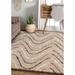 White 47 x 2 in Area Rug - Well Woven Asilah Macie Wavy Shag Cream Rug Polypropylene | 47 W x 2 D in | Wayfair AA-12-4