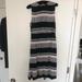 Kate Spade Dresses | Kate Spade Sleeveless Multi Stripe Dress | Color: Black/White | Size: 10